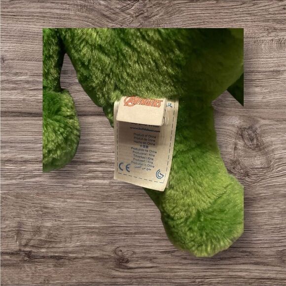 Build A Bear Green Marvel Avengers Incredible Hulk Plush Stuffed Animal 17” - Picture 7 of 16